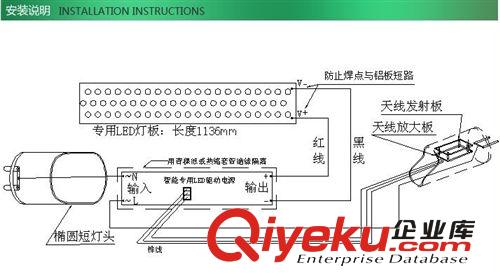 深圳聲控LED日光燈外殼 全內(nèi)置雷達(dá)延時(shí)可調(diào)全亮全滅聲控感應(yīng)套件