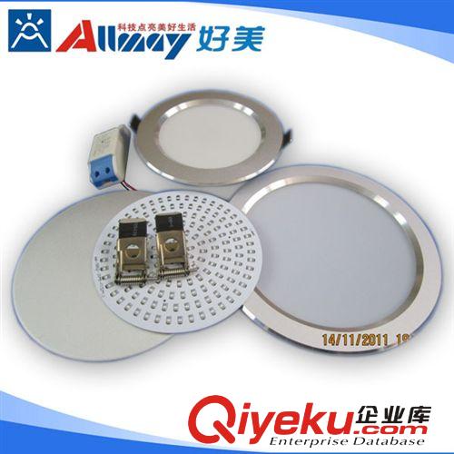 廠家批發(fā)led超薄型明裝筒燈外殼 客廳過道天花燈店鋪圓形燈具原始圖片2