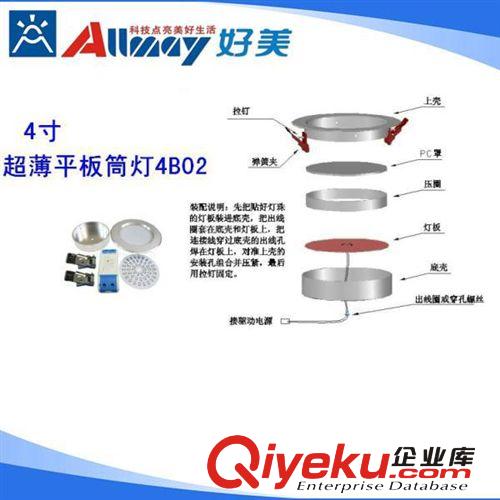 4寸 LED筒燈 7W小功率超薄筒燈149mm  高品質(zhì){gx}散熱