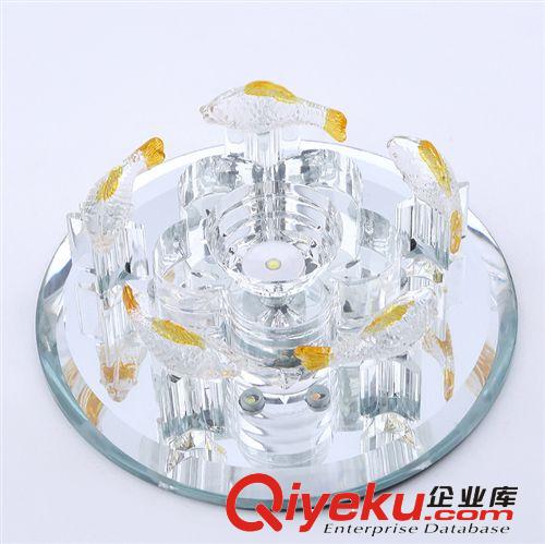 古鎮現代簡約水晶吸頂燈具過道燈飾陽臺走廊燈時尚熱銷原始圖片2