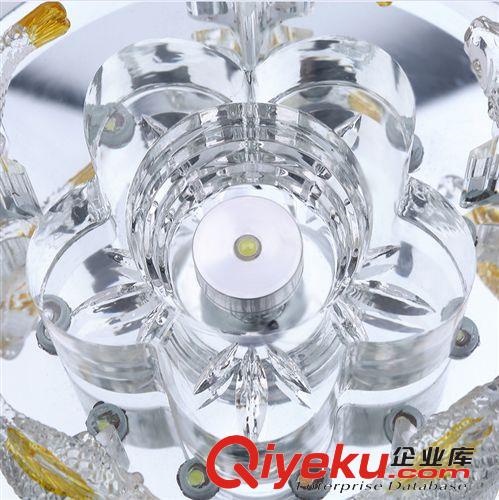 古鎮現代簡約水晶吸頂燈具過道燈飾陽臺走廊燈時尚熱銷原始圖片3