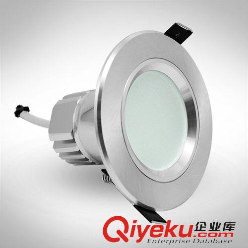 廠家直銷  LED防霧節(jié)能天花筒燈5W超亮3寸純鋁太陽紋燈具批發(fā)原始圖片2