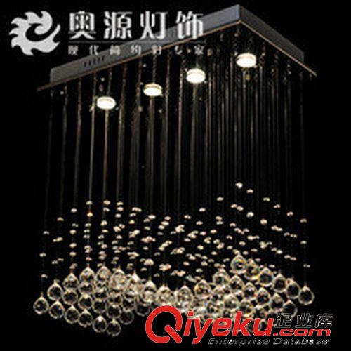 簡約現(xiàn)代K9水晶吊燈led燈飾燈餐廳吊燈 P57原始圖片3