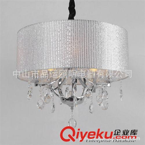 現(xiàn)代日韓式奢華布鐵藝水晶餐廳臥室蠟燭酒店客房工程吊燈一件起批原始圖片3