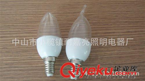 中山廠家批發(fā)LED3W塑料尖泡 拉尾泡