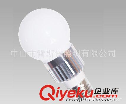 廠家供應中國著名品牌雷斯諾LED球泡 3W原始圖片3