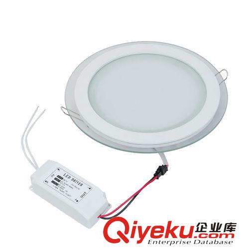 廠家熱銷 LED玻璃面板燈16W LED圓形玻璃面板燈 LED面板燈16W