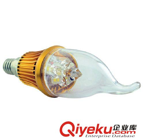 led燈 燈泡 尖泡3wled蠟燭燈 拉尾小螺口E14 節(jié)能燈泡 led