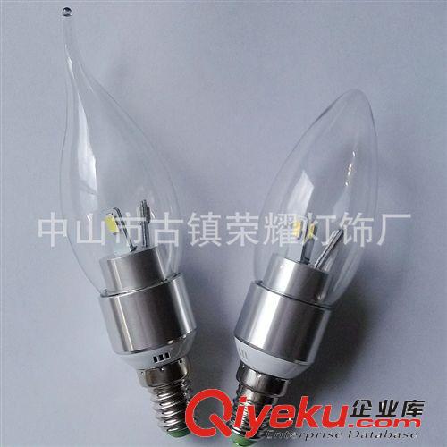 3w led蠟燭燈泡4w 5w E14小螺口 360度 尖泡 拉尾 5730貼片光源