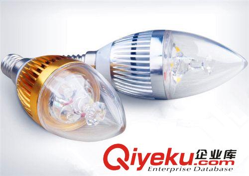 蠟燭燈泡 led蠟燭燈泡3W 5W e14led拉尾 小螺口 LED尖泡蠟尾泡