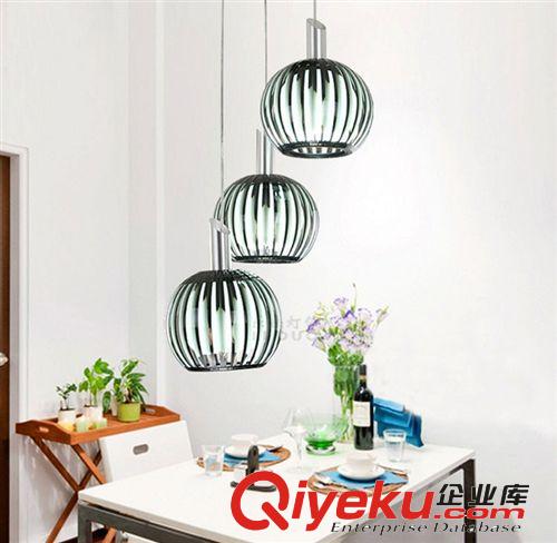 餐廳吊燈三頭 餐廳吊燈創(chuàng)意 餐吊燈現(xiàn)代簡約 led餐廳吊燈