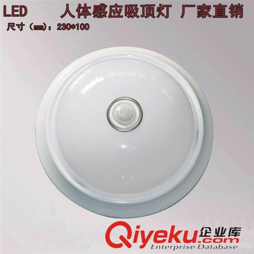 人體感應吸頂燈 走廊人體感應吸頂燈 樓道 圓形感應燈6LED5W 12W原始圖片2