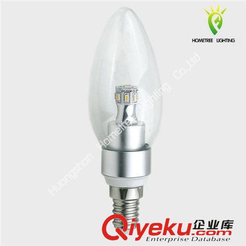 新款2W LED蠟燭燈 廠家直銷 320° 2W LED 尖泡拉尾泡燈泡