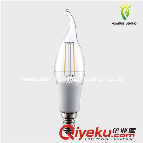 新款2W LED蠟燭燈 廠家直銷 320° 2W LED 尖泡拉尾泡燈泡