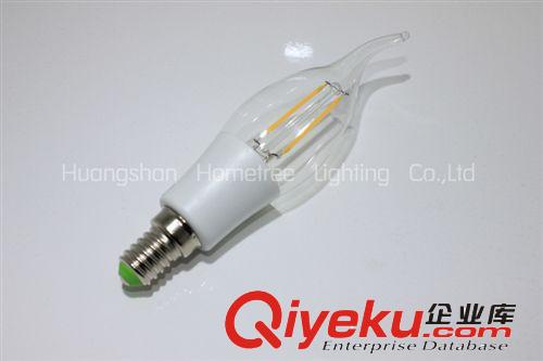 新款2W LED蠟燭燈 廠家直銷 320° 2W LED 尖泡拉尾泡燈泡原始圖片3