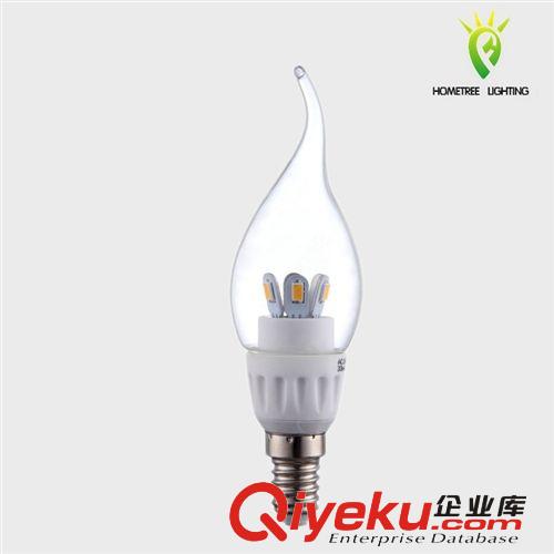 新款2W LED蠟燭燈 廠家直銷 320° 2W LED 尖泡拉尾泡燈泡