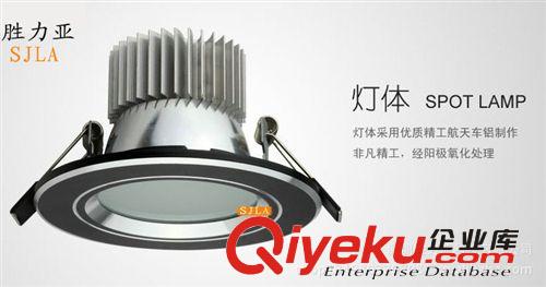 （廠家直銷)2.5寸led筒燈3w天花燈 防霧節(jié)能防眩光 加厚款原始圖片2