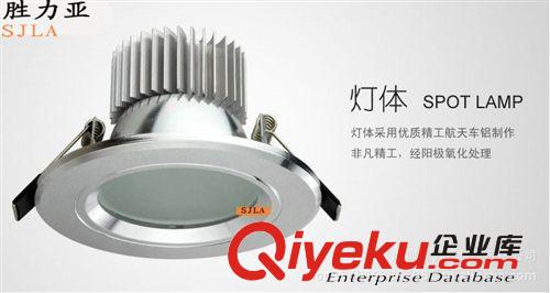 （廠家直銷)2.5寸led筒燈3w天花燈 防霧節(jié)能防眩光 加厚款原始圖片3