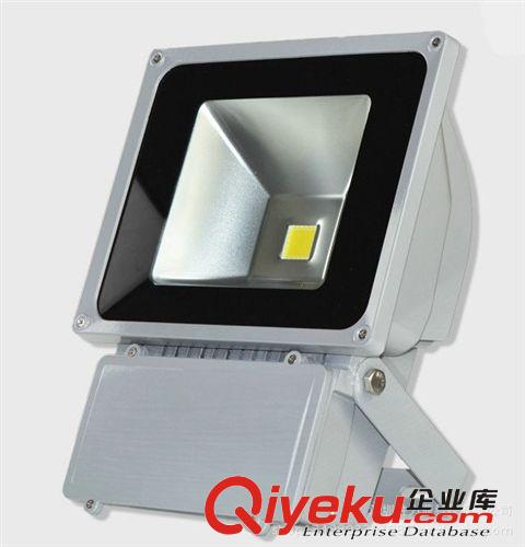led投光燈泛光燈 防水LED 投射燈 白光黑色外殼廣告燈80W投光燈