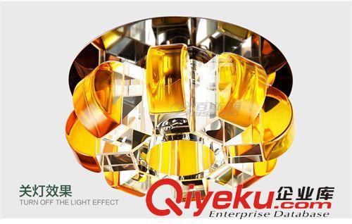 廠家直批  led過道燈 K8水晶吸頂燈 玄關燈具原始圖片3