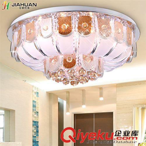 現代簡約時尚客廳燈led水晶吸頂燈led圓形吸頂燈臥室燈具8585原始圖片3