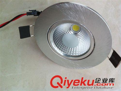 供應新款COB元紋銀天花筒燈5W 高性能高品質 LED燈 物美價廉原始圖片2