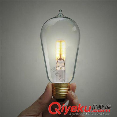 新品 E27螺口LED節能燈3W Loft愛迪生燈泡 原蠶絲藝術燈泡升級