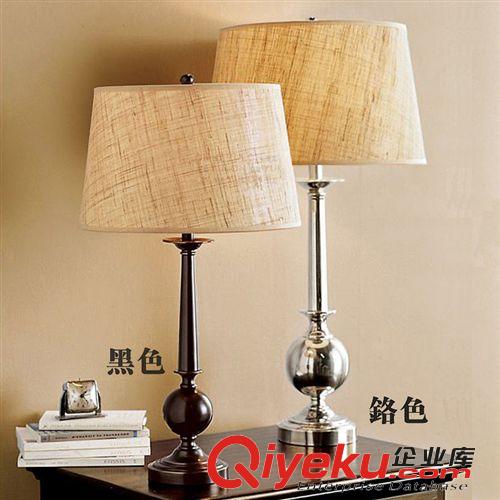北歐美式藝術(shù)燈 美克美家時尚簡約臥室床頭臺燈 復古古典展廳燈飾