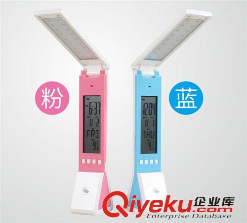 LED手電筒臺燈多用途充電臺燈 萬年歷觸摸LED多功能應急照明手電原始圖片2