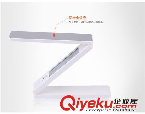 全國包郵LED護(hù)眼折疊可充電無極調(diào)光712usb臺燈 萬年歷學(xué)生禮品燈