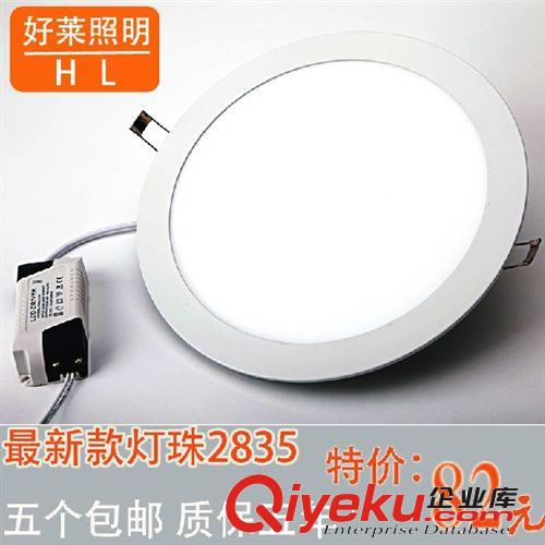 LED面板燈 圓形面板燈 圓形照明廚衛(wèi)燈 240mm 進口LED 18W 4000K原始圖片2