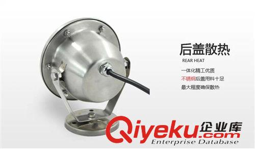 廠家直銷LED水底燈 防水投射 水下噴泉燈 水池七彩景觀燈 12V低壓原始圖片2