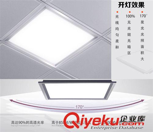 超薄LED面板燈 超亮集成吊頂LED平板燈300*300 300*600廚房衛生間原始圖片2