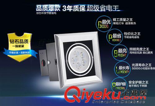 廠家直銷 LED雙頭格柵燈12W斗膽燈 AR11豆膽燈LED天花射燈