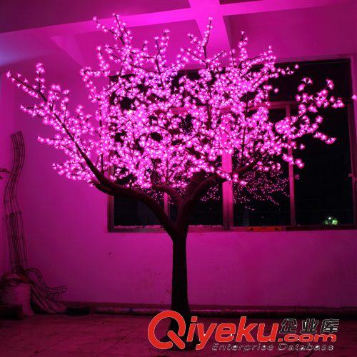 LED發光櫻花樹燈,桃花樹,仿真樹燈,戶外景觀樹燈節日發光樹2304