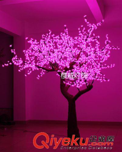 LED發光櫻花樹燈,桃花樹,仿真樹燈,戶外景觀樹燈節日發光樹2304