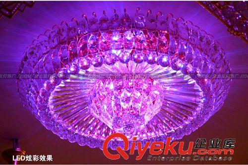 gd水晶燈客廳燈具現代吸頂燈臥室燈浪漫七彩LED燈飾 廠家批發原始圖片2