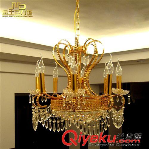 蠟燭燈 歐式水晶吊燈 時(shí)尚餐廳客廳燈具 現(xiàn)代臥室燈 廠家批發(fā)原始圖片3