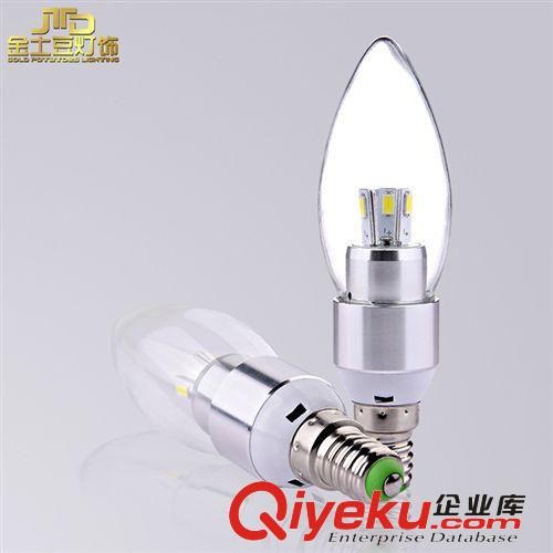蠟燭LED尖泡 拉尾燈 燈泡  E14小螺口光源3W5w超亮 古鎮(zhèn)廠家批發(fā)