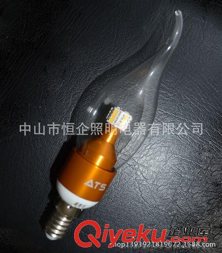 供應(yīng)5W貼片蠟燭燈 led蠟燭燈 立體發(fā)光 柔和光效原始圖片2