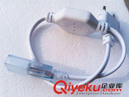 LED燈帶專用防水驅動插頭 220V電源配插針尾塞 客廳吊頂燈帶插頭原始圖片2