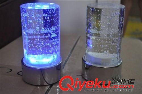 新款內雕LOGO水晶LED充電吧臺燈 裝飾臺燈 酒吧臺燈 酒吧水晶臺燈原始圖片3
