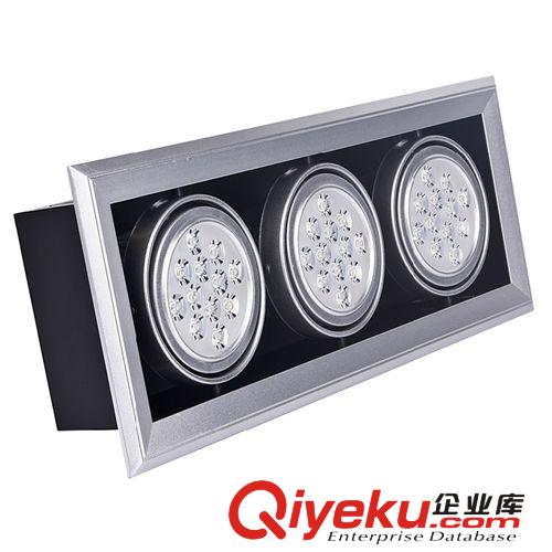 led格柵燈射燈豆斗膽燈單雙頭三四頭3w6w9W12w14w21w24w36w格柵燈原始圖片2