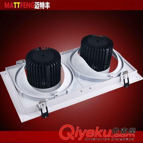 邁特豐照明單雙頭20W led格柵燈背景墻天花燈COB格柵燈服裝簡約原始圖片3