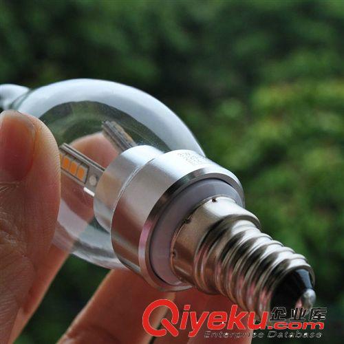出口歐美 3W led拉尾燈 E14螺口蠟燭燈泡 水晶吊燈光源LED節(jié)能燈