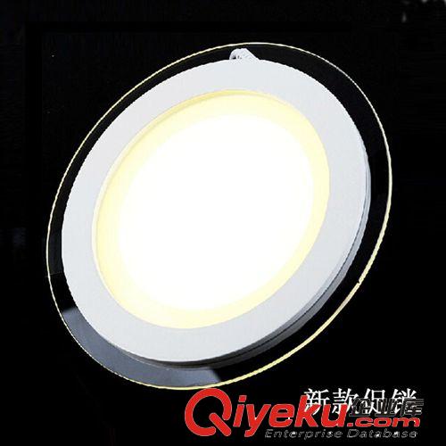 廠家批發(fā) LED筒燈 LED玻璃筒燈 LED玻璃面板燈平板燈超薄面板燈