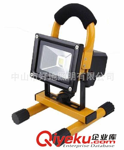 LED充電投光燈 手提移動工作充電式射燈 廣場照明燈10W20W30W50W