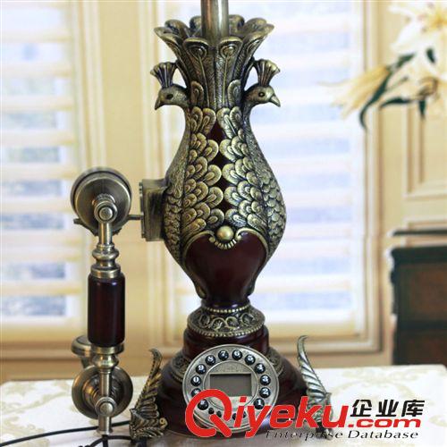 歐式仿古電話機/歐式仿古臺燈/歐式仿古花瓶 家居/辦公裝飾803原始圖片3