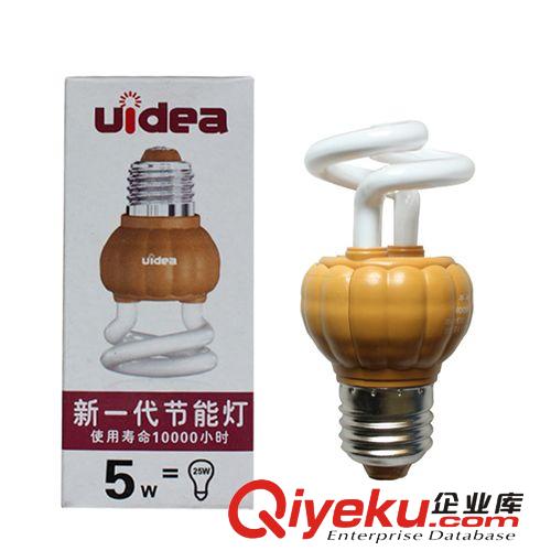 【企業(yè)集采】優(yōu)點三基色 南瓜小半螺旋節(jié)能燈,政府補貼燈白光 5w原始圖片2
