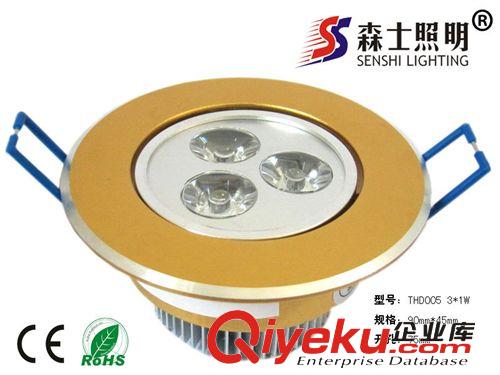 【廠家直供】 LED天花燈 3x1w  LED射燈 質保2年原始圖片2